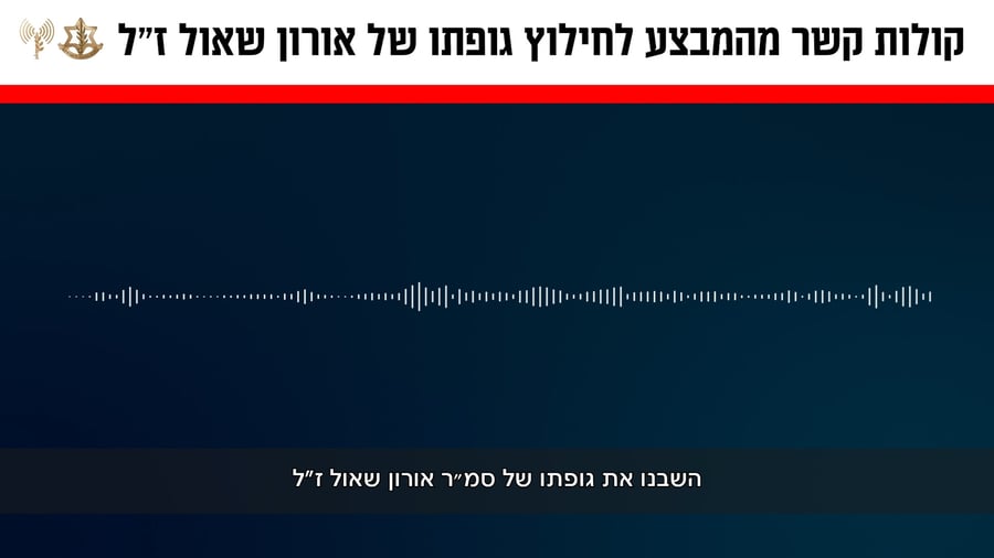קולות קשר של אלוף-משנה א', מפקד חטיבה 188 במהלך המבצע