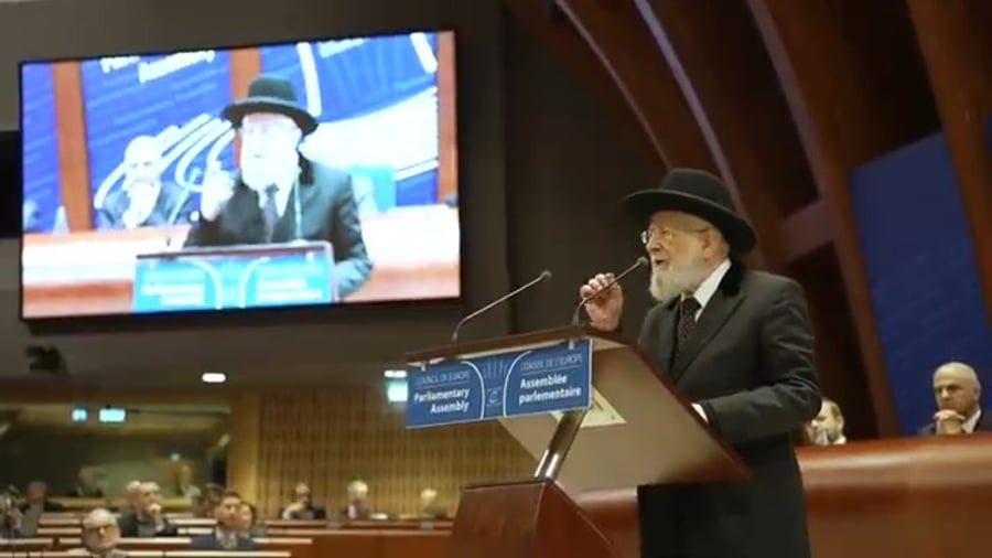 דבריו של הרב לאו בכינוס