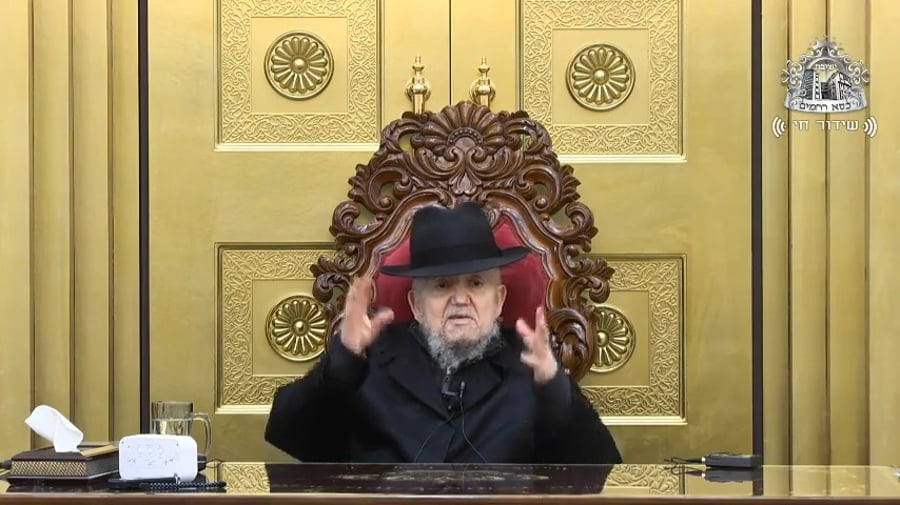 צפו בדבריו של ראש הישיבה
