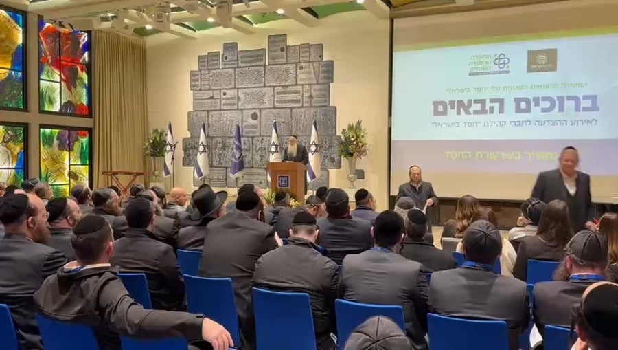 השר פרוש בנאום בבית הנשיא 