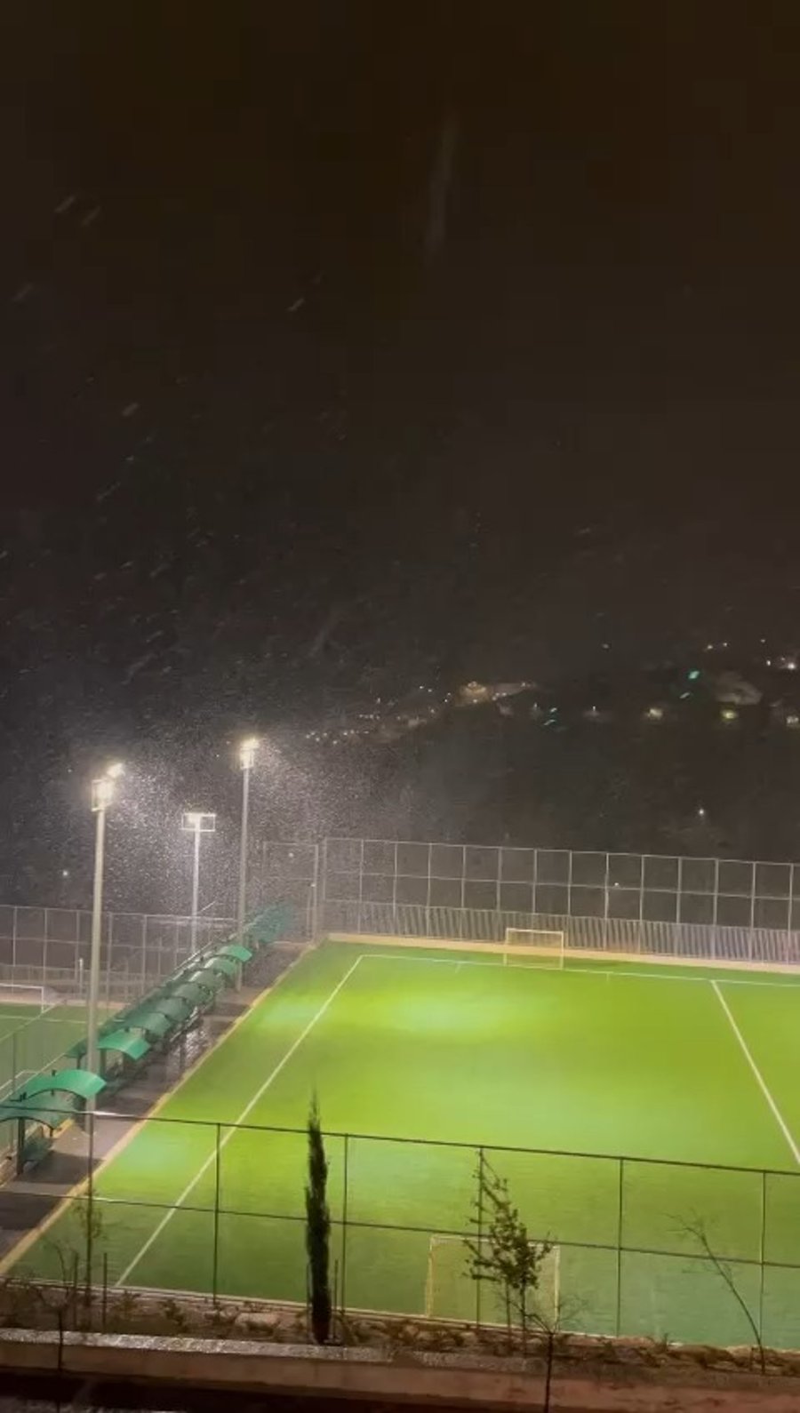 שלג החל לרדת במועצה המקומית אפרת