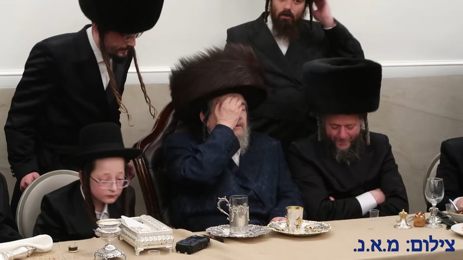 שמחת הבר מצווה לנין הגה"צ רבי יעקב מאיר שעכטר