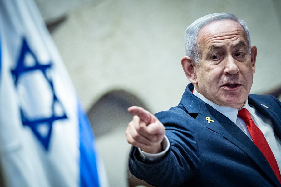 ראש הממשלה בנימין נתניהו ,