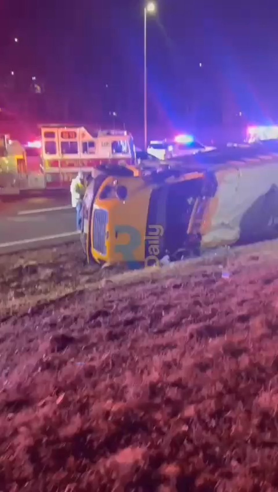 זירת התאונה בדרך לסקווירא