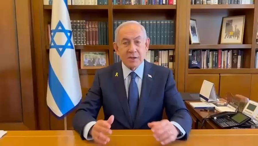 נתניהו לפני זמן קצר