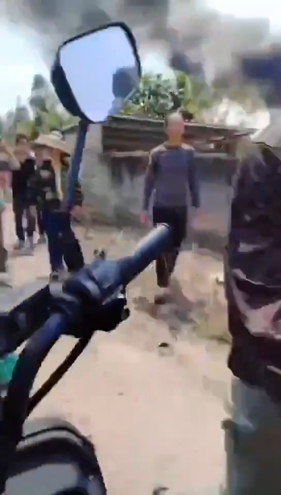 זירת התרסקות המטוס בסין