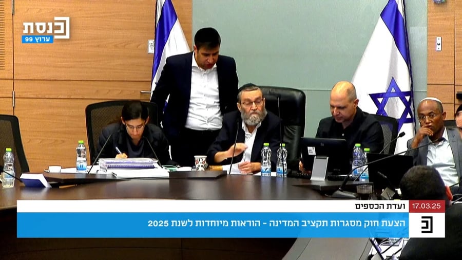 ועדת הכספים היום