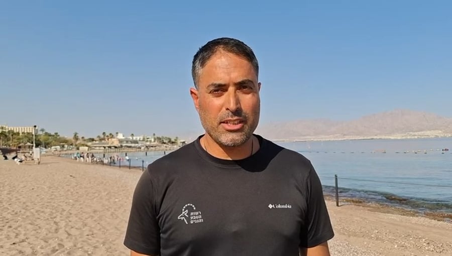 עומרי עומסי פקח יחידה ימית באילת רשות הטבע והגנים