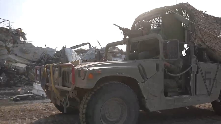 מפעילות אוגדת עזה בשכונת ׳תל סולטאן׳ 