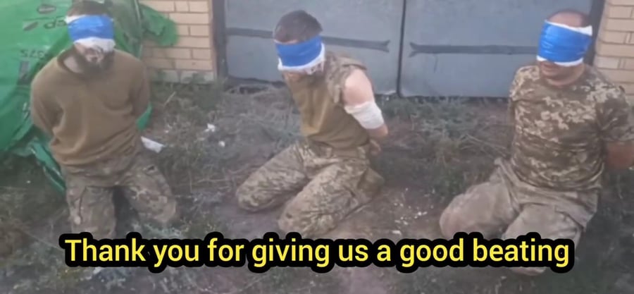 מכרה זהב עבור המשפחות. סרטון השפלה לחיילים אוקראינים