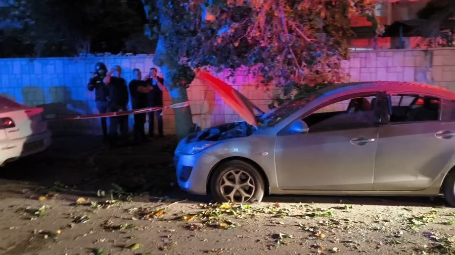 זירת הנפילה באשקלון