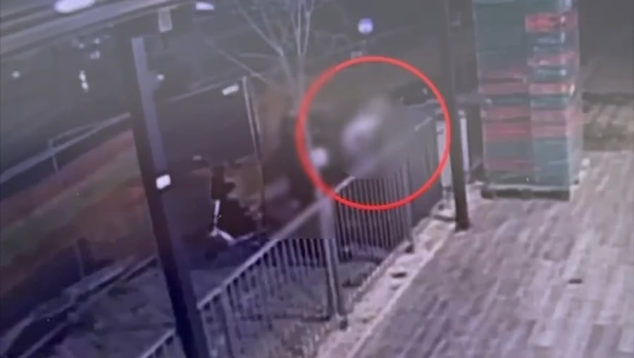 התיעוד ממצלמות האבטחה