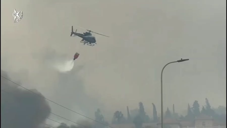 מאמצי הכיבוי האדירים