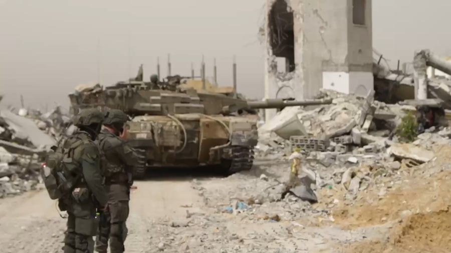 תיעוד מפעילות כוחות צה"ל ברצועת עזה