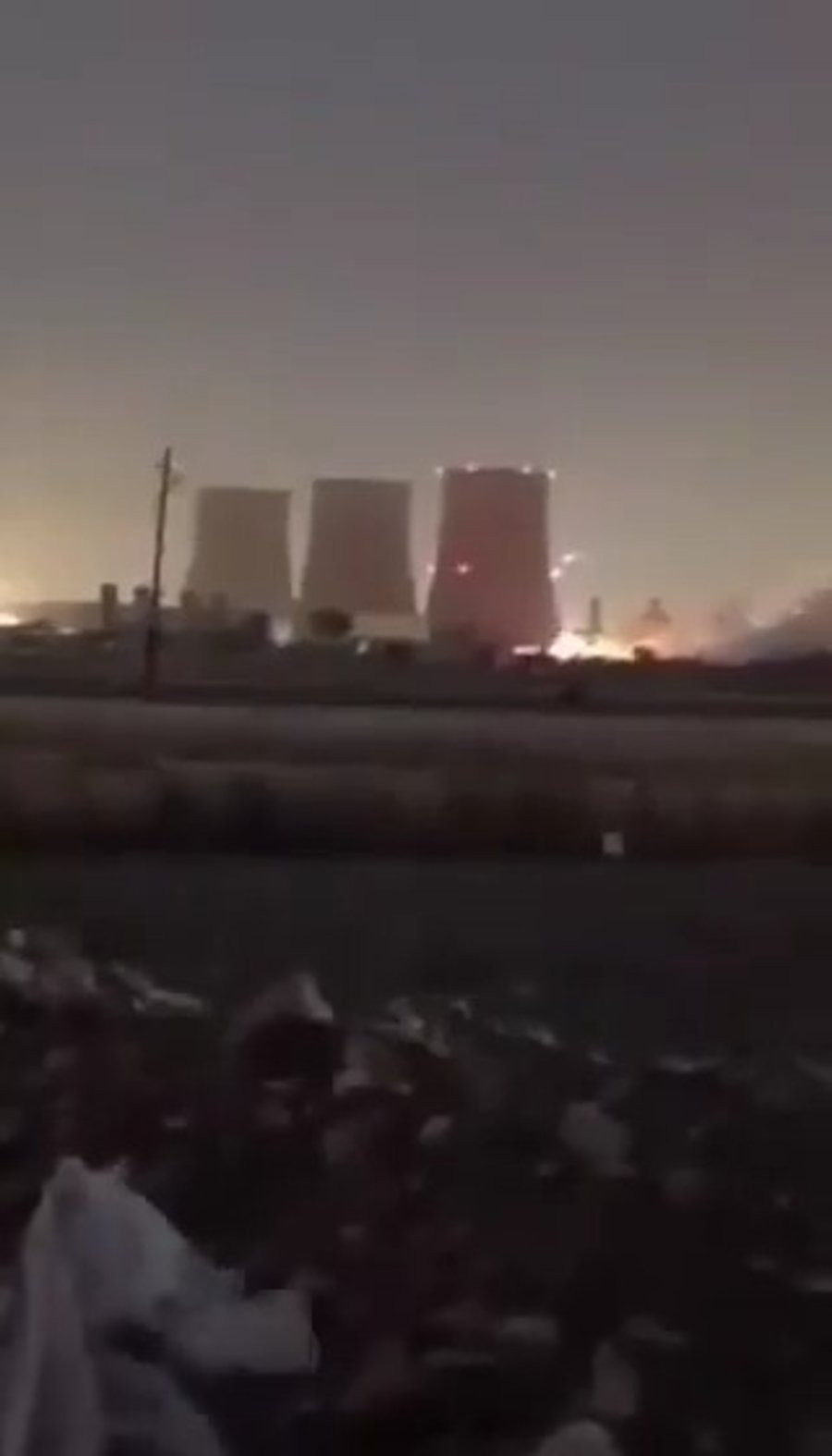 הפיצוץ בסמוך לתחנת הכוח בקראג'