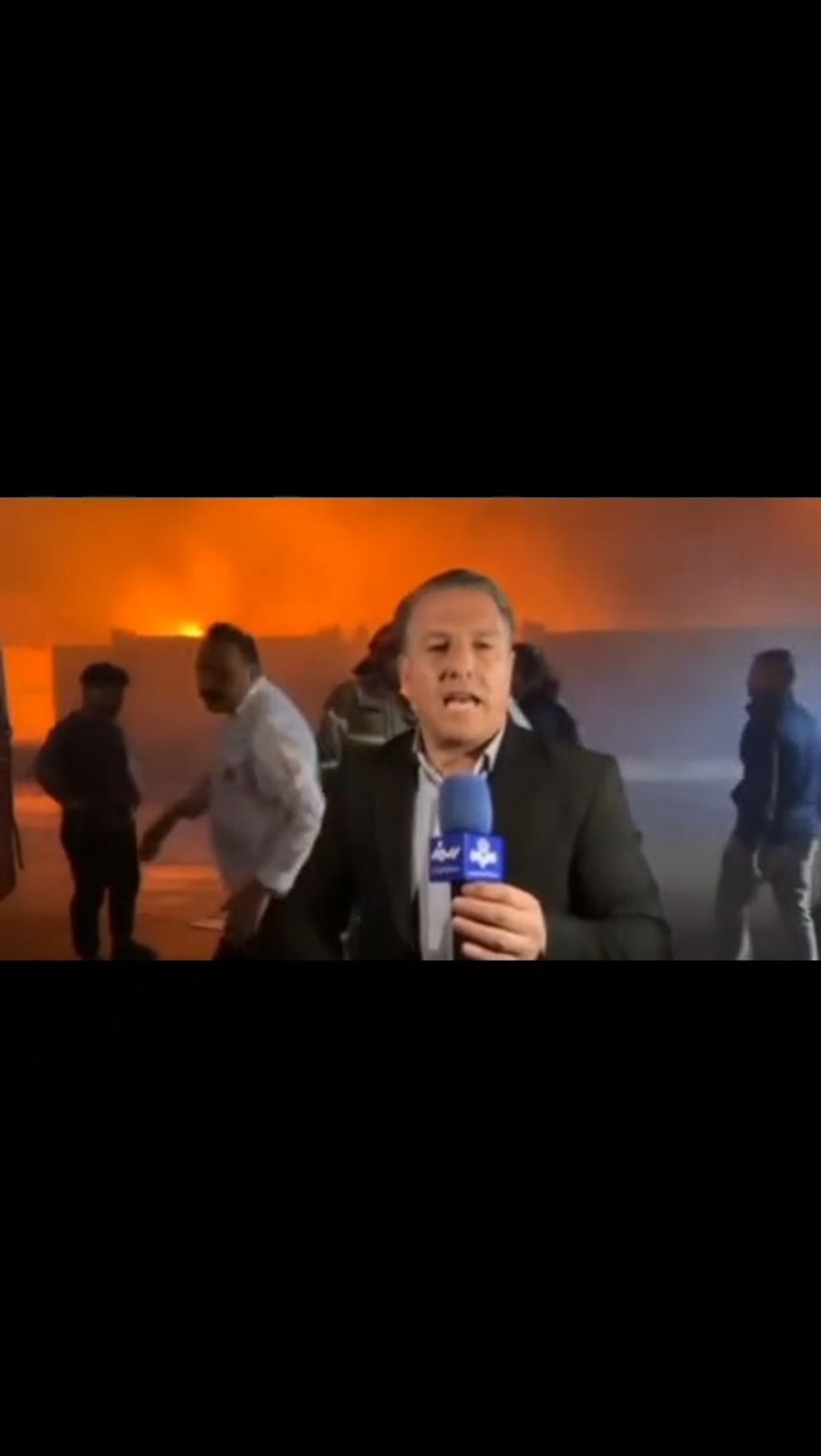 השריפה ב"מפעל הקרטונים" באיראן