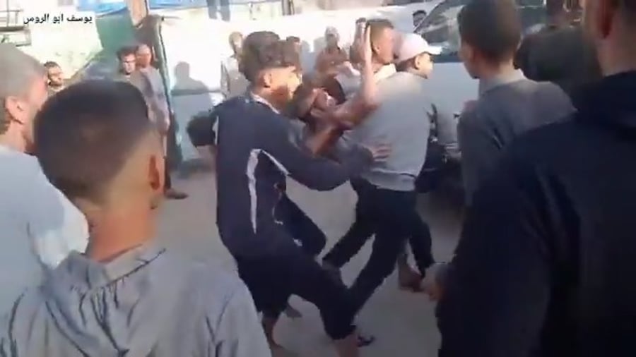 זירת התקיפה ברצועת עזה