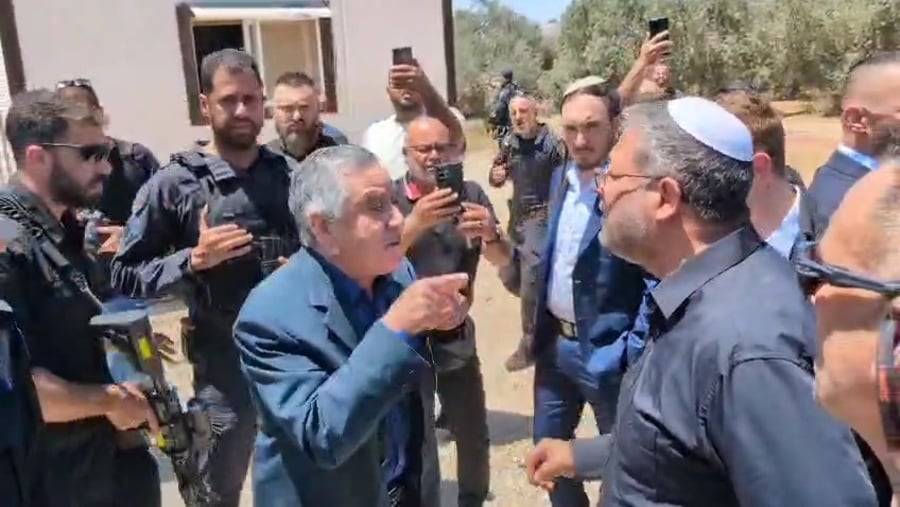 בן גביר בעימות עם ראש עיריית רהט