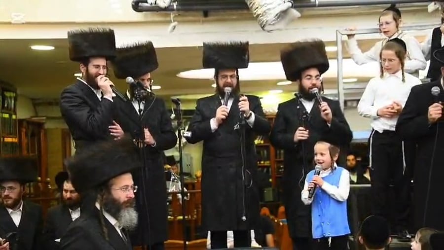 שמחת בר המצווה בחצה"ק ספינקא - נאראל 