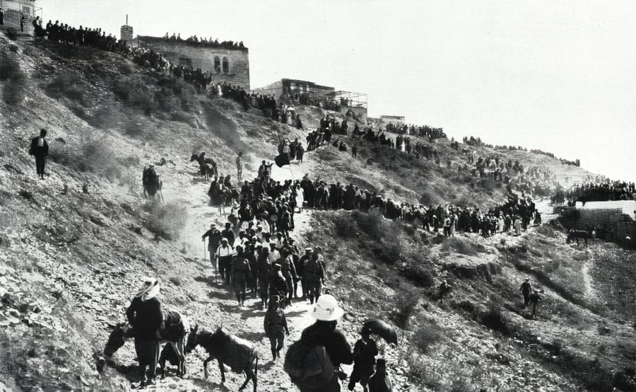 ל"ג בעומר - הדרך מצפת למריון - שנות 20