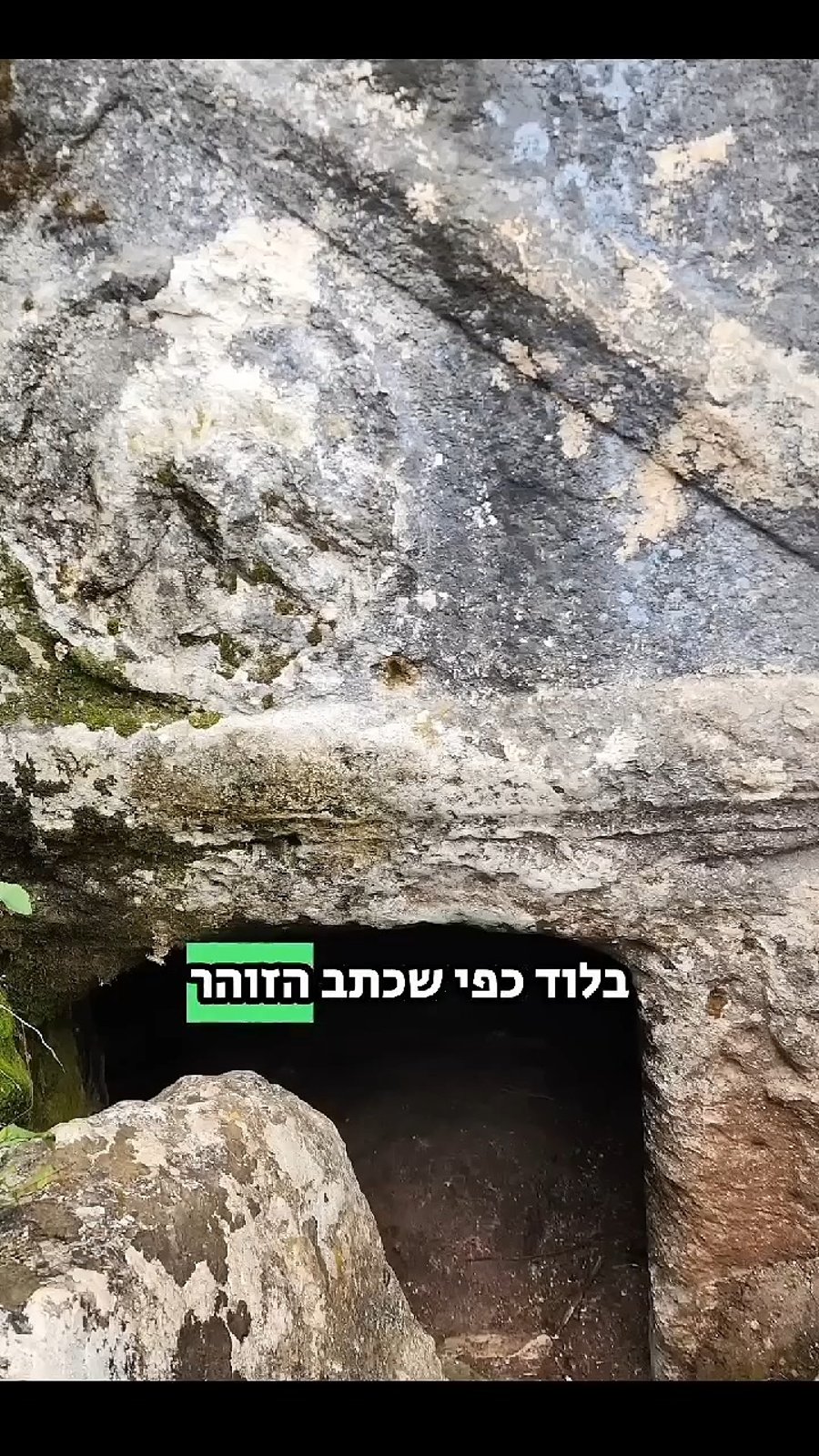 הסרטון הקצר. 'יער בן שמן, מערת רשב"י ומדברא דלוד'