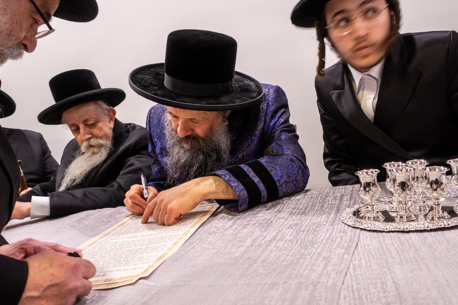 שמחת האירוסין לנכדת האדמו"ר מבאבוב - 45