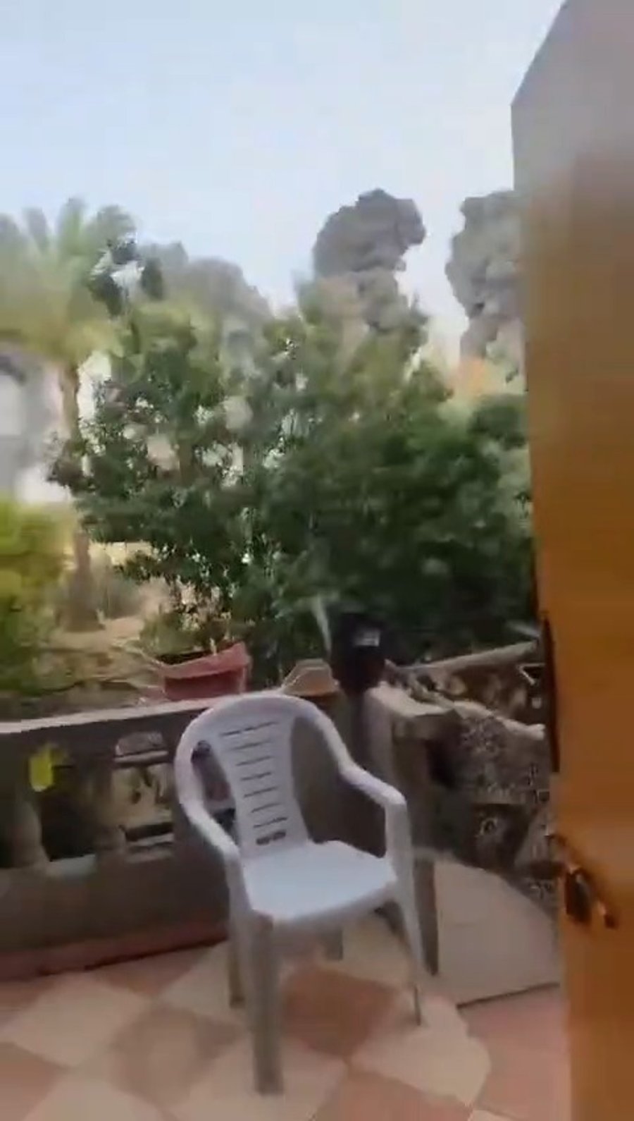 צפו: רגע התקיפה בחאן יונס שכוונה למוחמד סינוואר