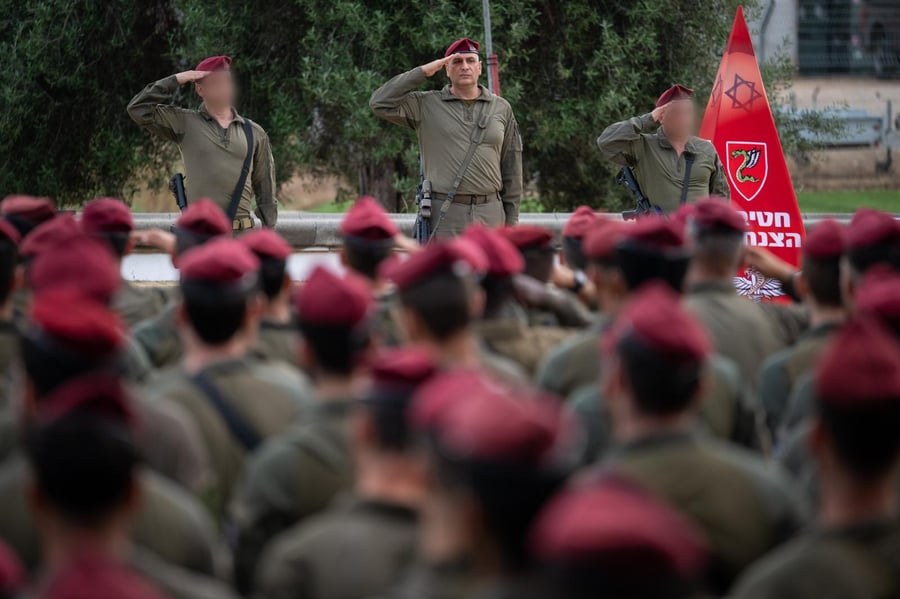 טקס חילופי מפקד חטיבת הצנחנים