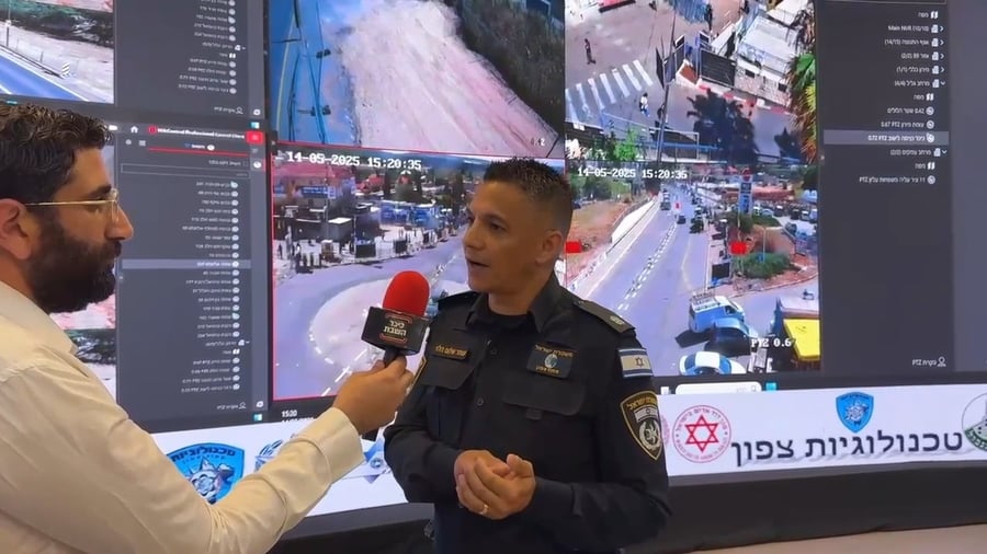 הריאיון עם מפקד מרכז השליטה והפיקוד על הילולת הרשב"י במירון, עומר שלום הלוי