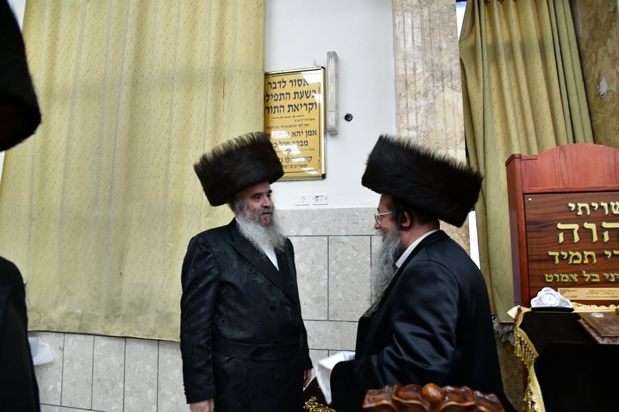 האדמו"ר משבט הלוי בשבת התאחדות בטלז סטון