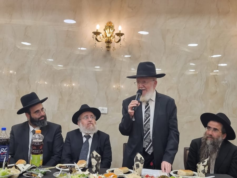 סעודת יארצייט לע"נ הגאון רבי חפץ רחמים זצ"ל 
