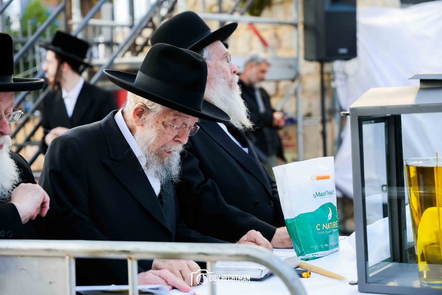 הרגע שפתח את אירועי מירון: כך הדליק האדמו"ר מבאיאן מעל הציון