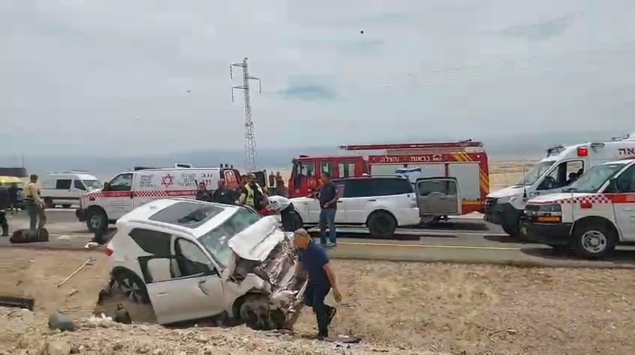 התאונה בכביש 90, הבוקר
