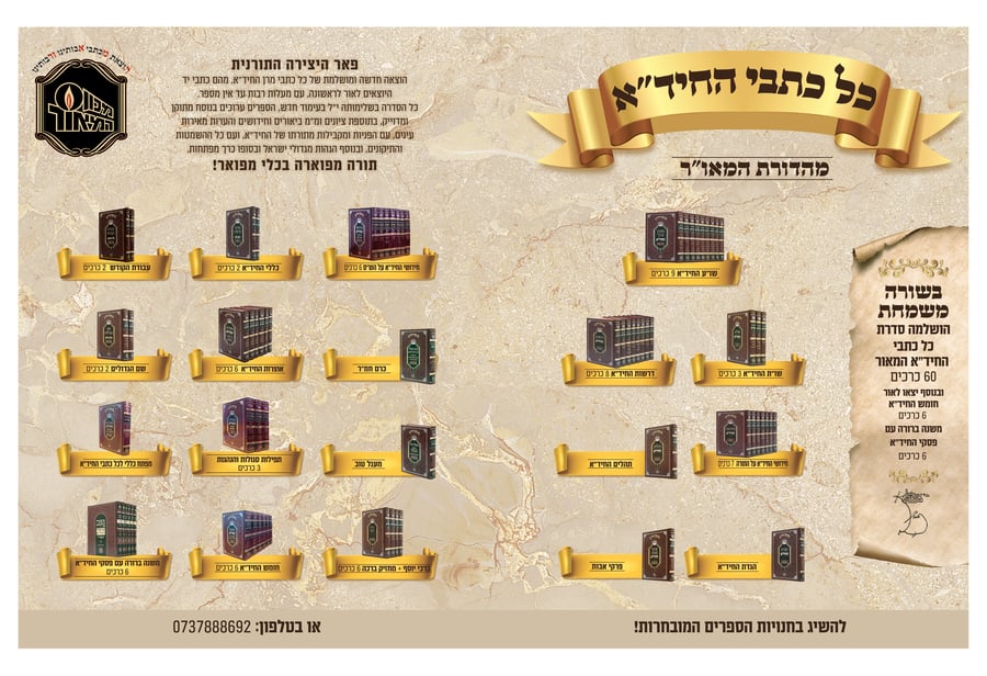 תגלית מכת"י החיד"א - חלומו של ה'בית יוסף' שהציל את ההילולא במירון