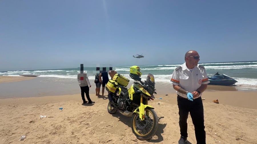 זירת ההתרסקות בבת ים