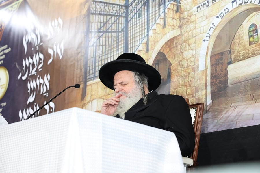 הגר"ש אלתר בהדלקה ל"ג בעומר