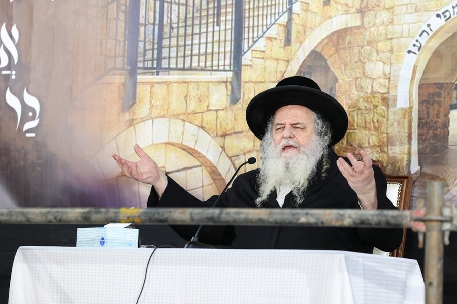 הגר"ש אלתר בהדלקה ל"ג בעומר