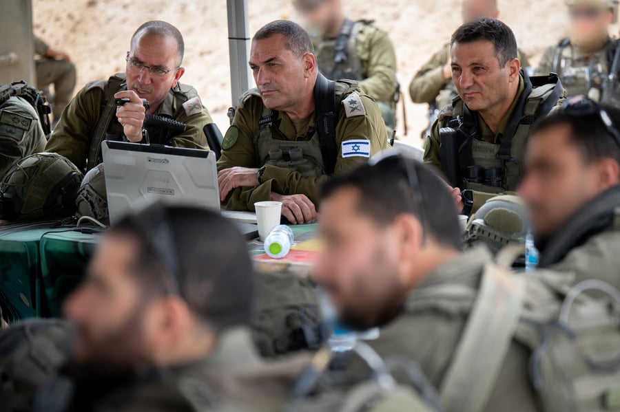 הרמטכ״ל ברצועת עזה, היום