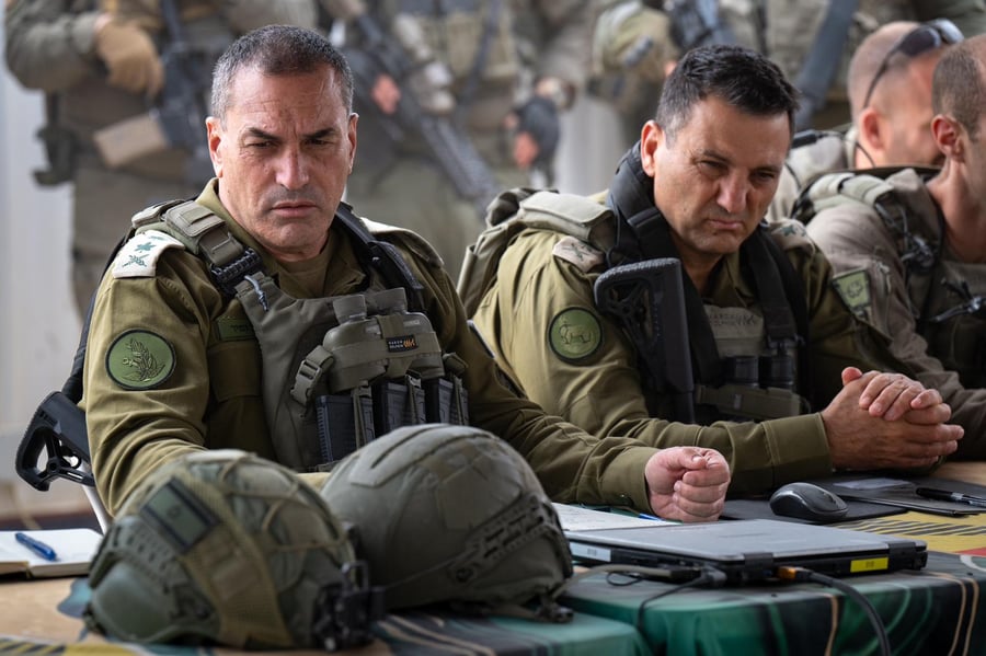 הרמטכ״ל ברצועת עזה, היום