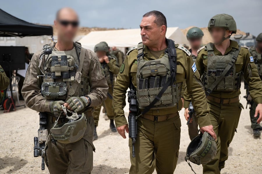 הרמטכ״ל ברצועת עזה, היום