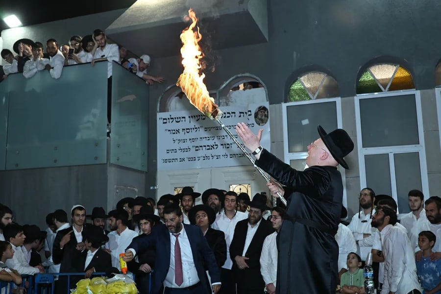 הגאון הרב ליאור גלזר בהדלקה לכבוד ל"ג בעומר
