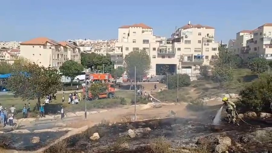 השריפה היום בבית שמש