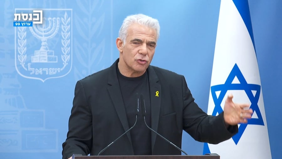 יו"ר האופוזיציה חה"כ יאיר לפיד