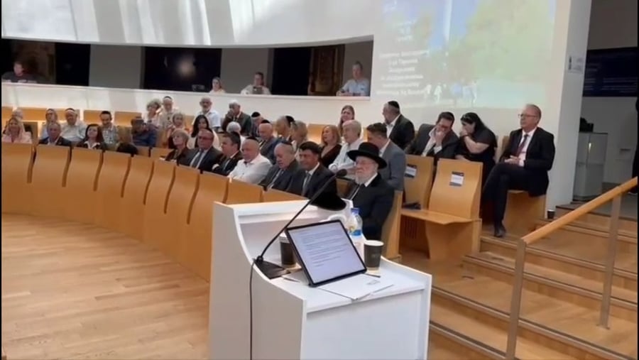 צפו באירוע עם הרב לאו והדברים הנרגשים