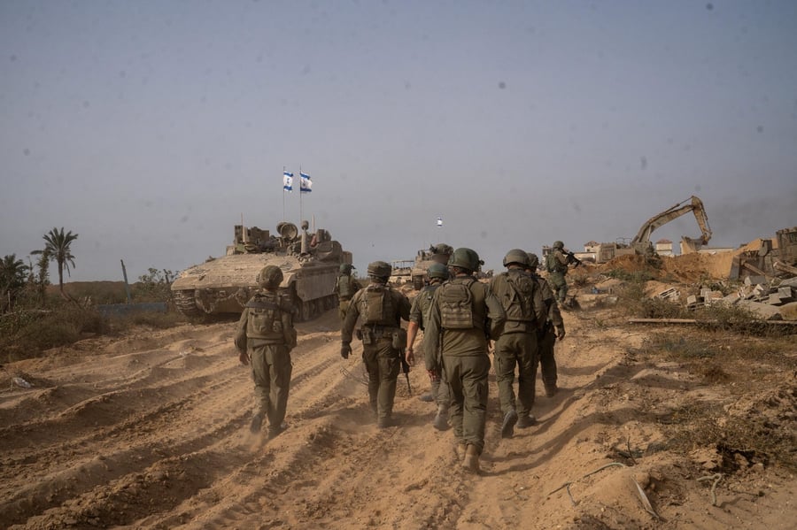 פעילות כוחות אוגדה 162 ברצועת עזה