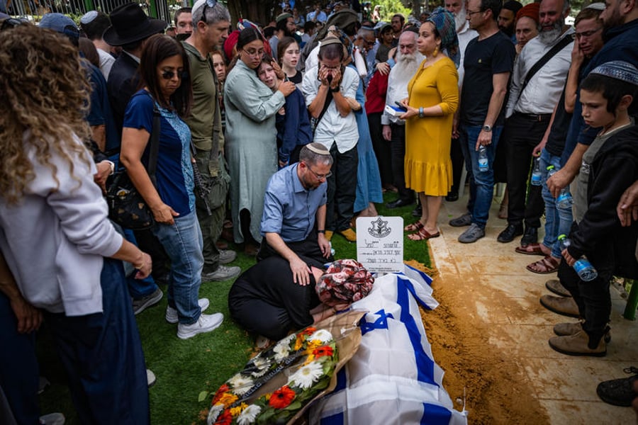"תדרוש גאולה", זעקה האלמנה הצעירה בהספד קורע לב