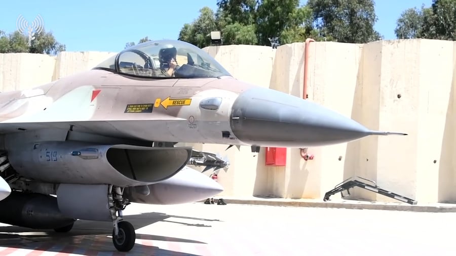 המראת מטוסי צה"ל לפני תקיפה ברצועה