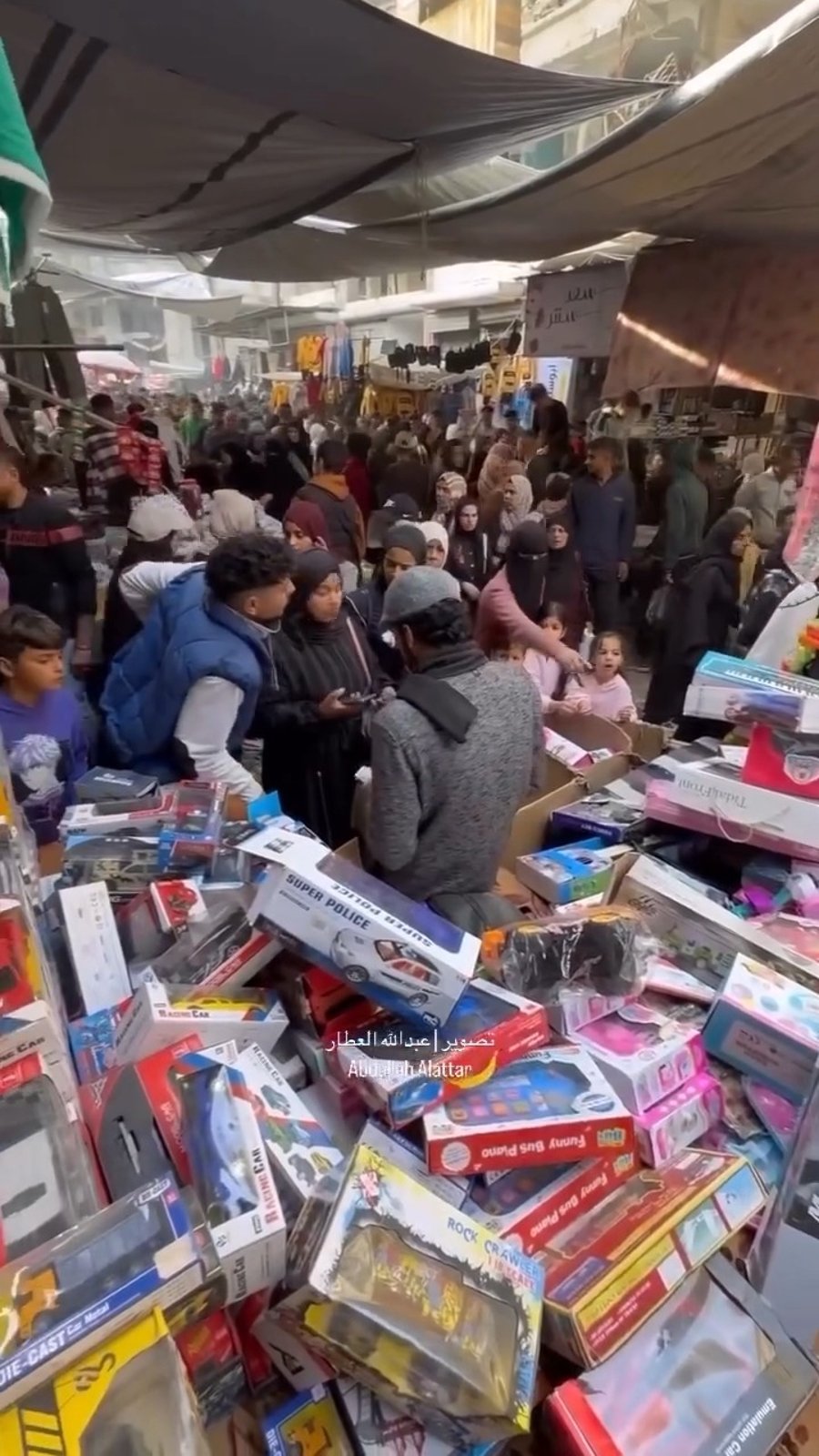 השוק בעזה בשבוע שעבר