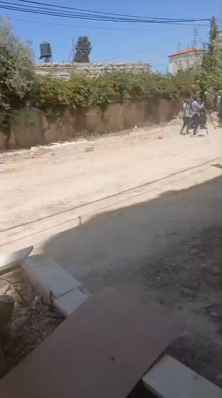 הירי בג'נין בעת ביקור המשלחת