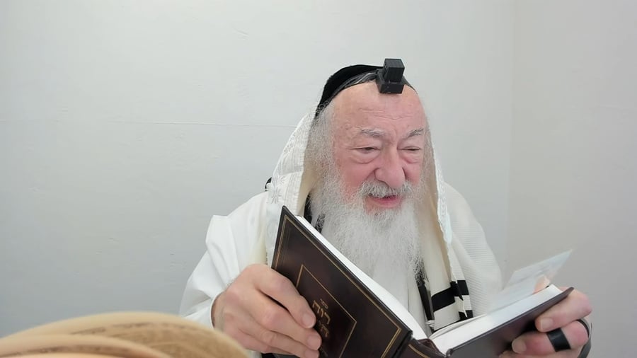 הרב יעקב דוד סטפנסקי בשיעור על מסכת ראש השנה